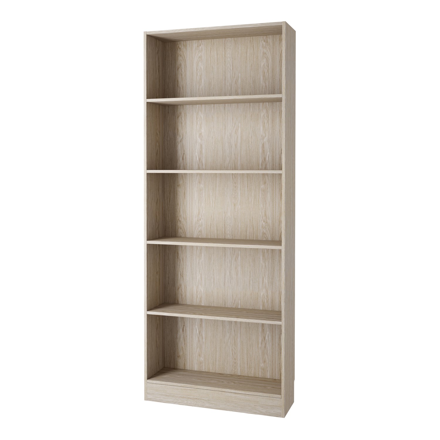 Read more about Tall and wide oak bookcase basic
